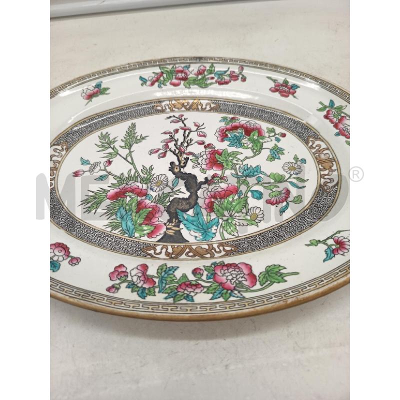 VASSOIO TERRAGLIA FORTE OVALE MINTONS CHINOISERIE  | Mercatino dell'Usato Roma porta maggiore 5