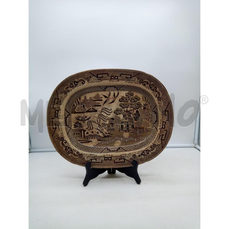 VASSOIO TERRAGLIA FORTE PRIMAVESI & SON CHINOISERIE  | Mercatino dell'Usato Roma porta maggiore 1