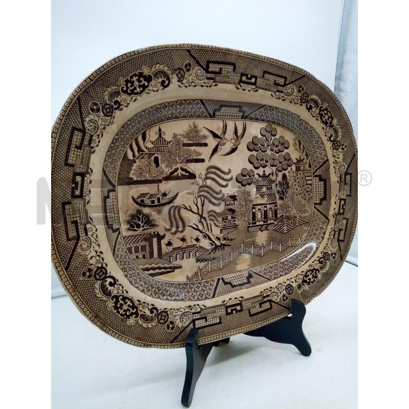 VASSOIO TERRAGLIA FORTE PRIMAVESI & SON CHINOISERIE  | Mercatino dell'Usato Roma porta maggiore 3