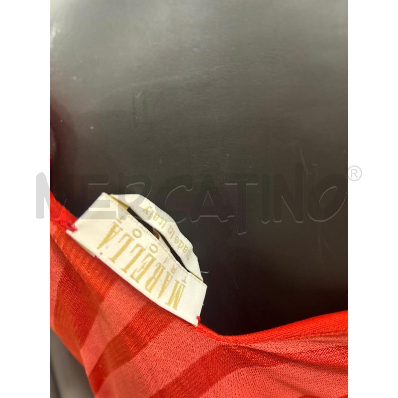 VESTITO MARELLA DONNA ARANCIONE ELASTICO VITA SMANICATO | Mercatino dell'Usato Roma porta maggiore 5