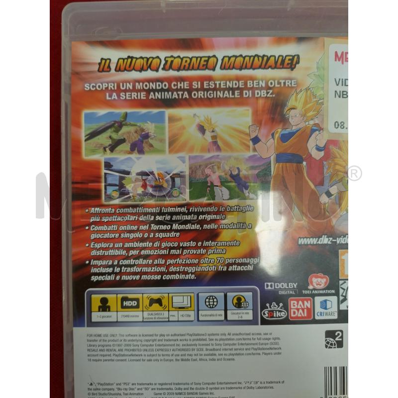VIDEO GIOCO PS3 DRAGONBALL RAGING BLAST | Mercatino dell'Usato Roma porta maggiore 5
