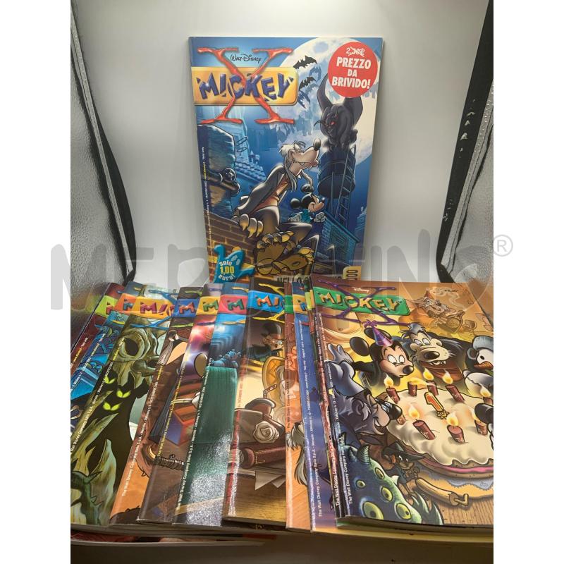 X MICKEY - SERIE COMPLETA - DAL 1000 AL 971 - 30 NUMERI  | Mercatino dell'Usato Roma porta maggiore 3