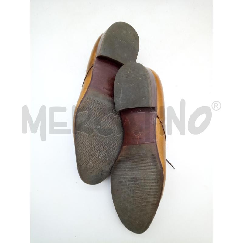 YSL SCARPE UOMO MARRONE PELLE CHIARO STRINGATE DERBY | Mercatino dell'Usato Roma porta maggiore 3