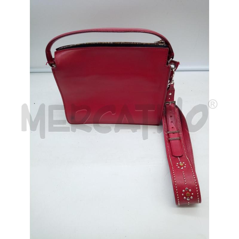 ZADIGE&VOLTAIRE DELUXE BORSA DONNA ROSSO INTENSO PELLE TRACOLLA A MANO ZIP SFUMATE SILVER RAME GOLD | Mercatino dell'Usato Roma porta maggiore 3