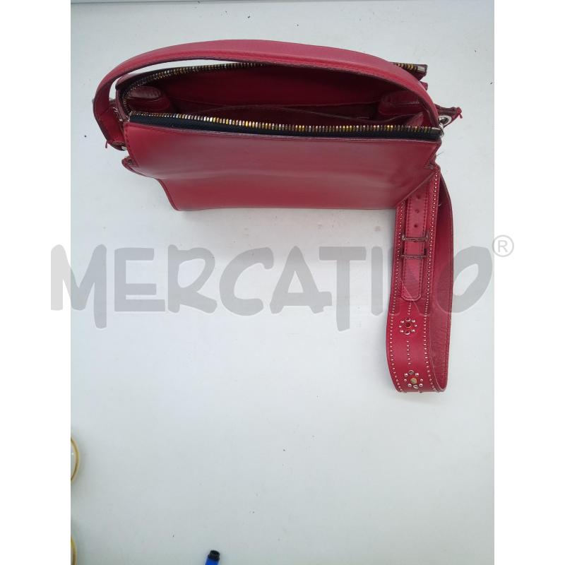 ZADIGE&VOLTAIRE DELUXE BORSA DONNA ROSSO INTENSO PELLE TRACOLLA A MANO ZIP SFUMATE SILVER RAME GOLD | Mercatino dell'Usato Roma porta maggiore 4