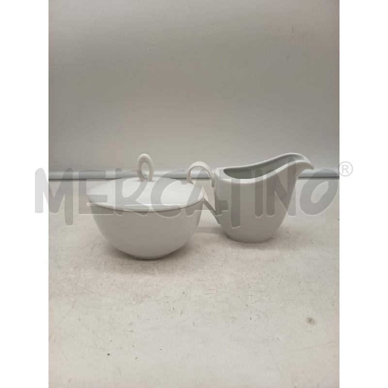 ZUCCHERIERA E LATTIERA PORCELLAAN ROSENTHAL  | Mercatino dell'Usato Roma porta maggiore 1