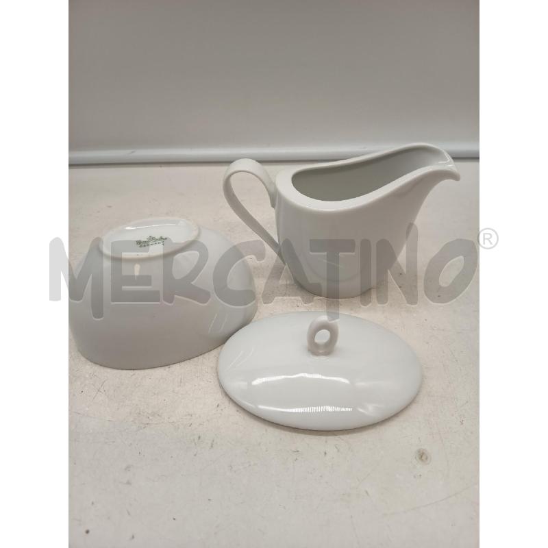 ZUCCHERIERA E LATTIERA PORCELLAAN ROSENTHAL  | Mercatino dell'Usato Roma porta maggiore 4