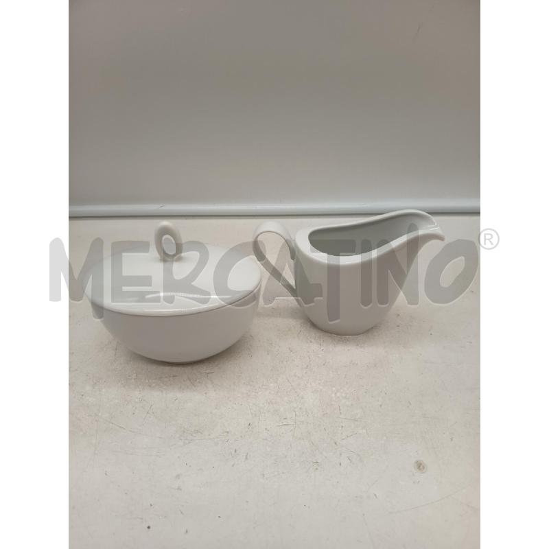 ZUCCHERIERA E LATTIERA PORCELLAAN ROSENTHAL  | Mercatino dell'Usato Roma porta maggiore 5