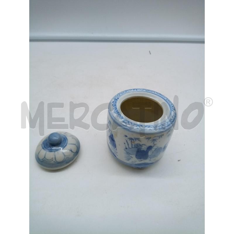 ZUCCHERIERA PORC CINA DECORI BLU | Mercatino dell'Usato Roma porta maggiore 1