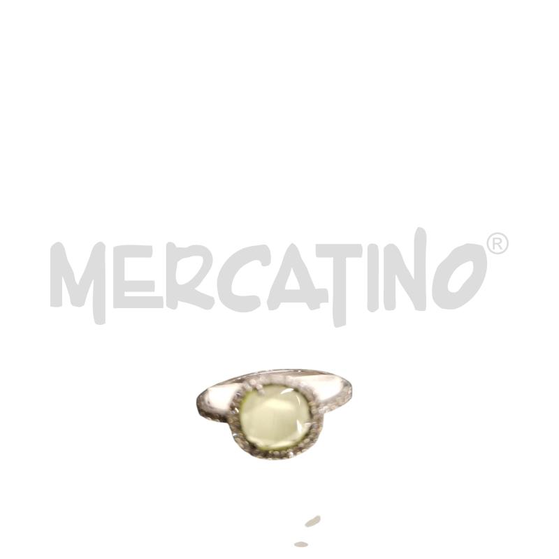 ANELLO DONNA BRILLANTINI VERDE | Mercatino dell'Usato Roma-axa-casal palocco 1