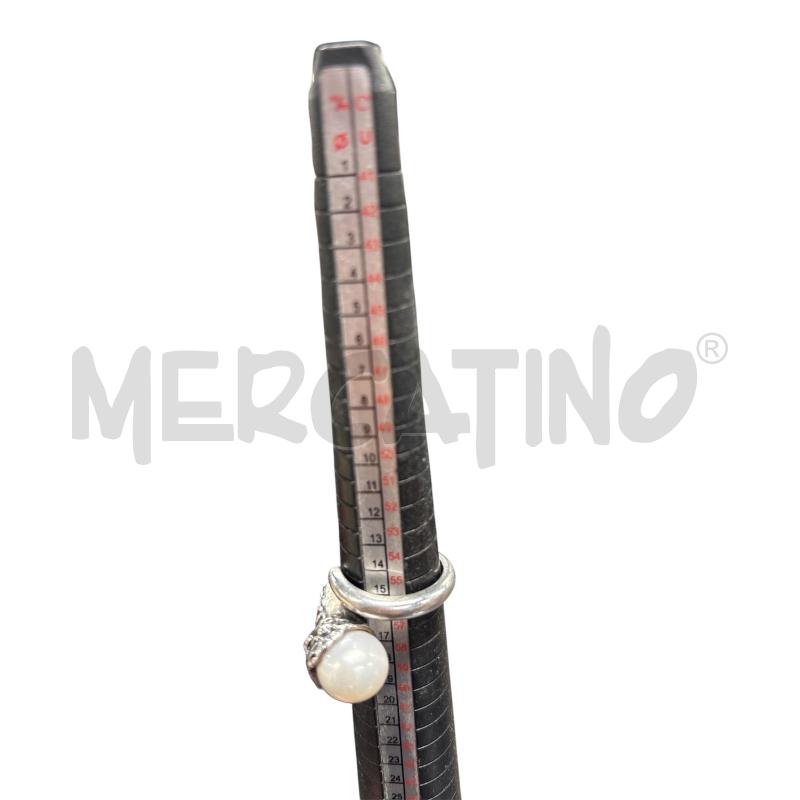 ANELLO DONNA  ARGENTO E PERLA  | Mercatino dell'Usato Roma-axa-casal palocco 4