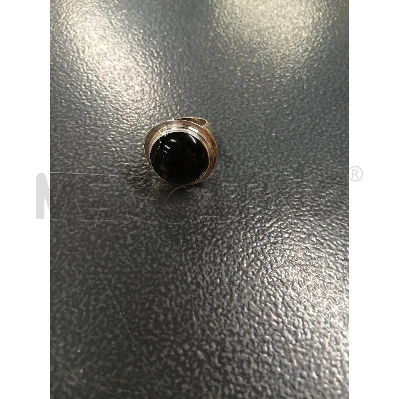 ANELLO DONNA  ARGENTO PIETRA NERA | Mercatino dell'Usato Roma-axa-casal palocco 2