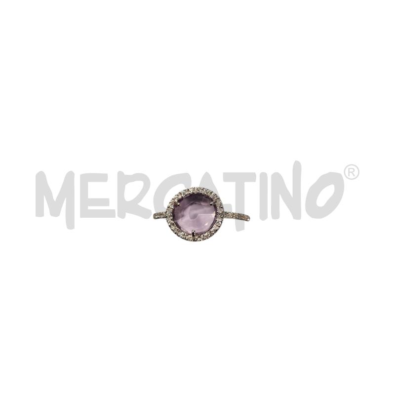 ANELLO DONNA  BRILLANTINI P. LILLA | Mercatino dell'Usato Roma-axa-casal palocco 1