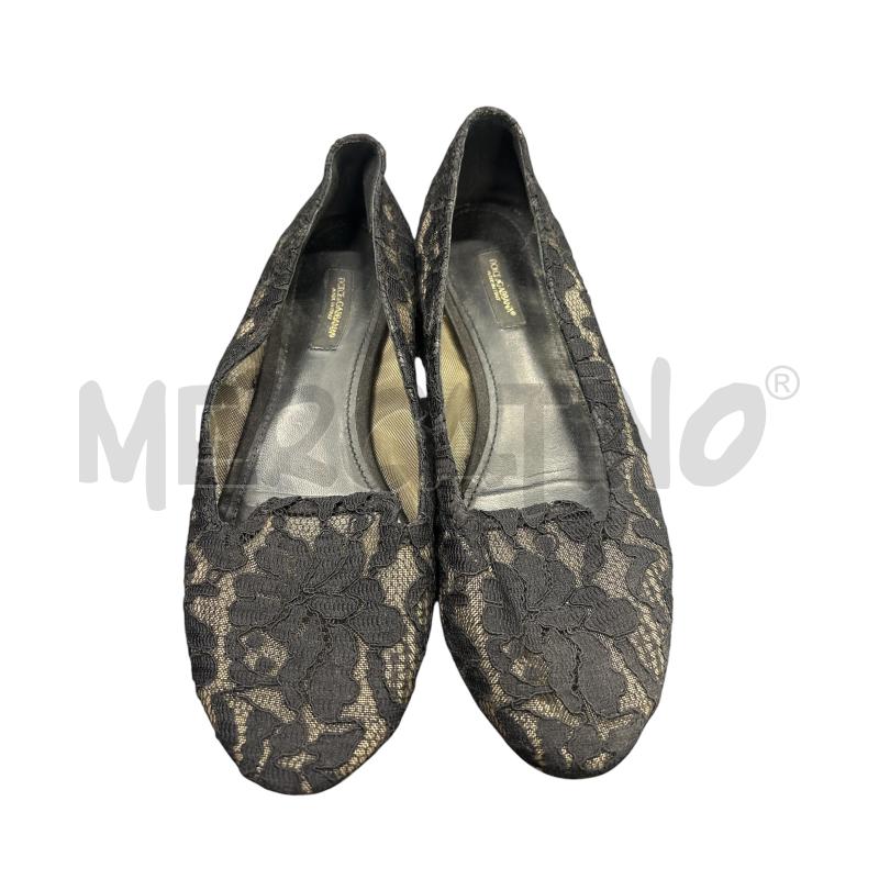 BALLERINA DOLCE E GABBANA NERA PIZZO | Mercatino dell'Usato Roma-axa-casal palocco 1