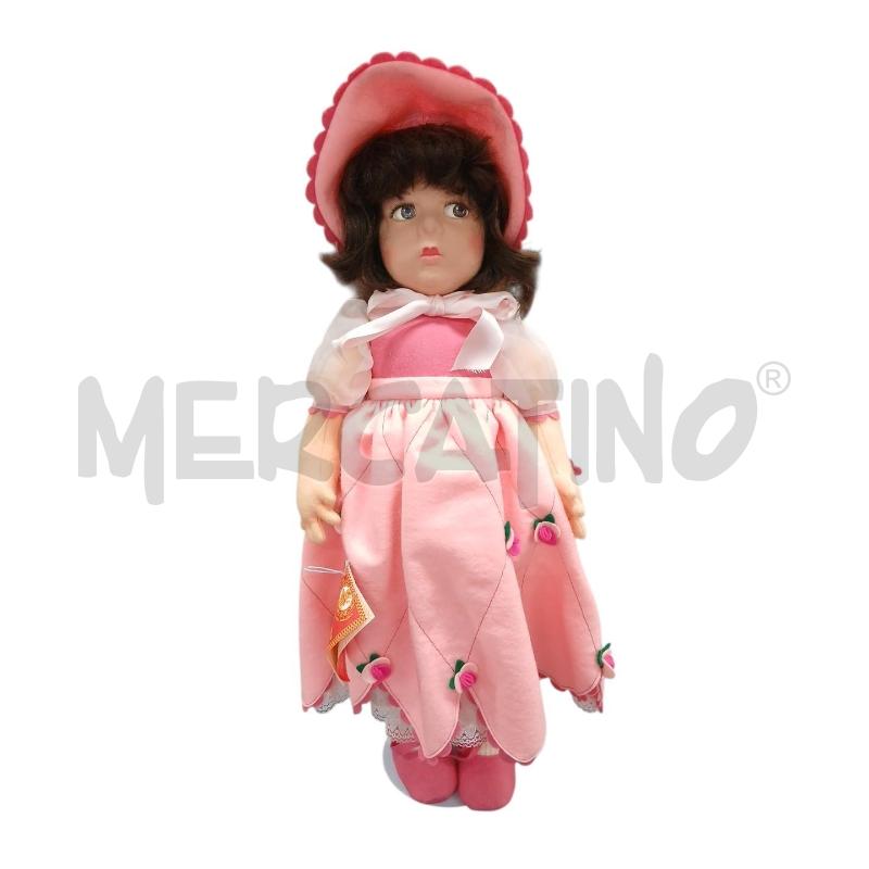 BAMBOLA LENCI ROSA LL490 50CM ALTA PERF COND | Mercatino dell'Usato Roma-axa-casal palocco 1