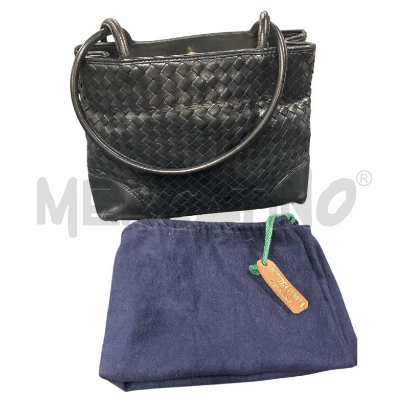 BORSA DONNA BOTTEGA VENETA BLU PELLE | Mercatino dell'Usato Roma-axa-casal palocco 1