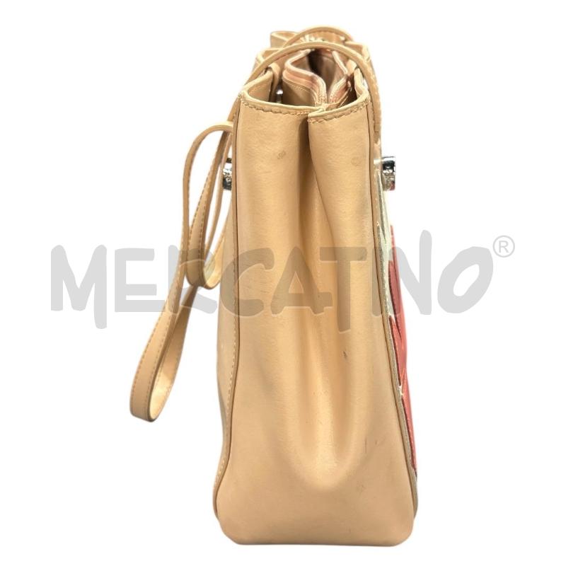 BORSA DONNA MAX & CO ROSA CIPRIA E FIORI  | Mercatino dell'Usato Roma-axa-casal palocco 2