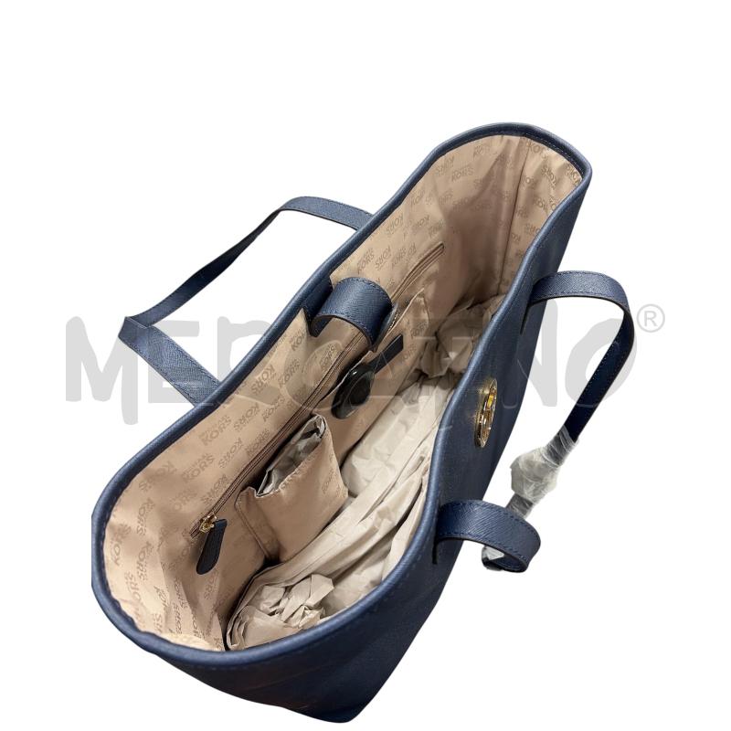 BORSA DONNA MICHAEL KORS TRAVEL TOTE NAVY | Mercatino dell'Usato Roma-axa-casal palocco 2