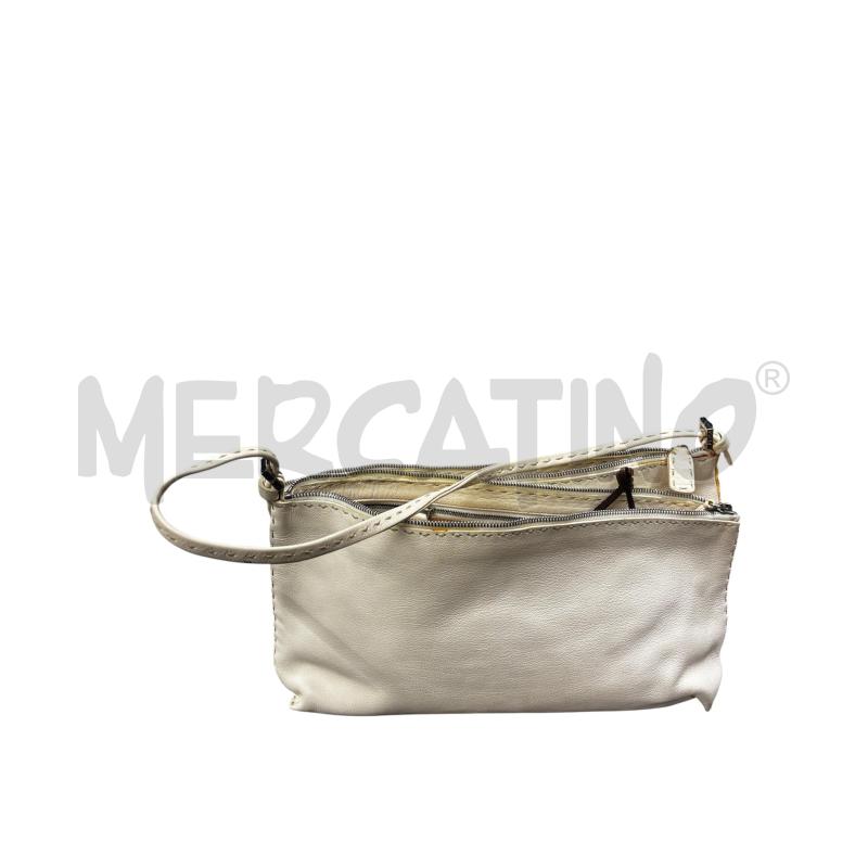BORSA DONNA SELLERIA FENDI BIANCA | Mercatino dell'Usato Roma-axa-casal palocco 1