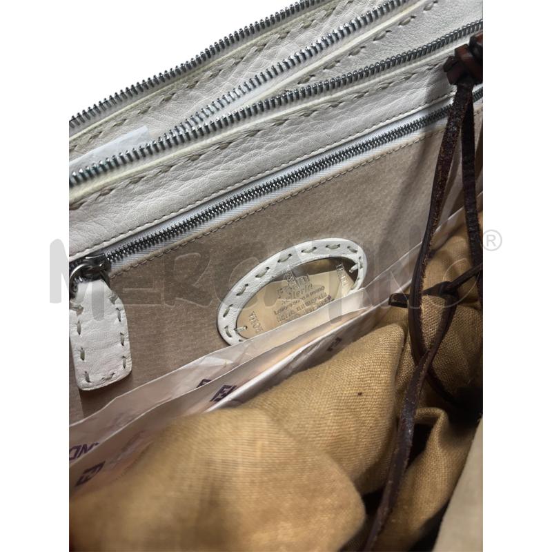BORSA DONNA SELLERIA FENDI BIANCA | Mercatino dell'Usato Roma-axa-casal palocco 3