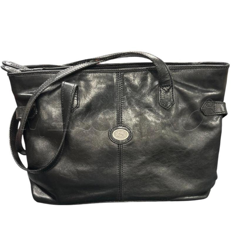 BORSA DONNA THE BRIDGE NERA PELLE | Mercatino dell'Usato Roma-axa-casal palocco 1