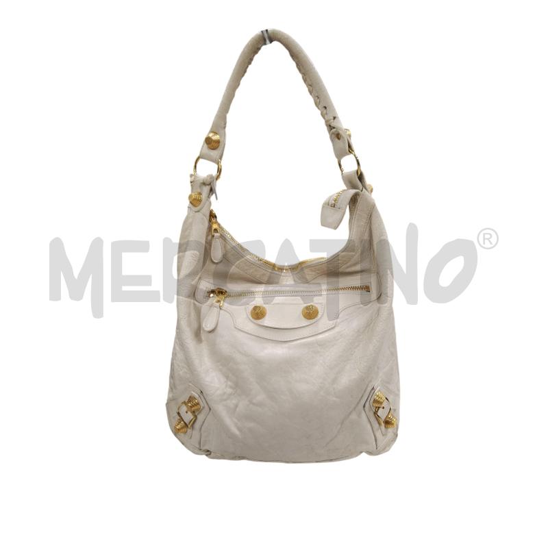 BORSA DONNA  BALENCIAGA BIANCA | Mercatino dell'Usato Roma-axa-casal palocco 1