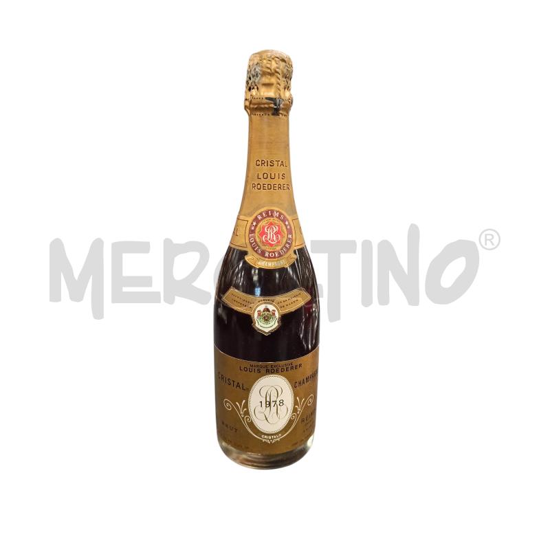 BOTTIGLIA CRISTAL LOUIS ROEDERER 1978 | Mercatino dell'Usato Roma-axa-casal palocco 1