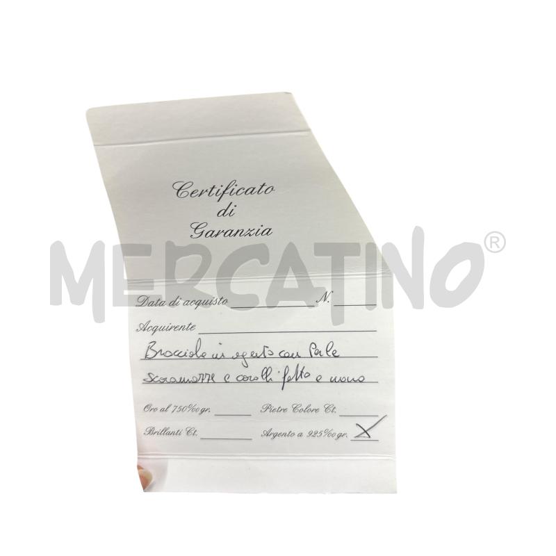 BRACCIALE SCARAMAZZE E CORALLO | Mercatino dell'Usato Roma-axa-casal palocco 3