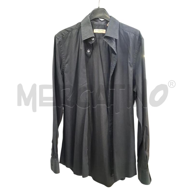 CAMICIA UOMO BURBERRY NERO | Mercatino dell'Usato Roma-axa-casal palocco 1