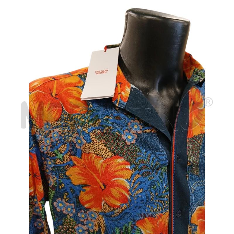 CAMICIA UOMO ORLBEAR BROWN FIORI ARACIONE | Mercatino dell'Usato Roma-axa-casal palocco 2