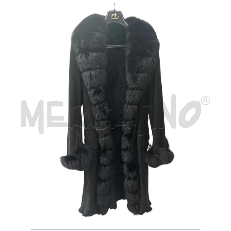CAPPOTTO DONNA VOLPE NERO | Mercatino dell'Usato Roma-axa-casal palocco 1