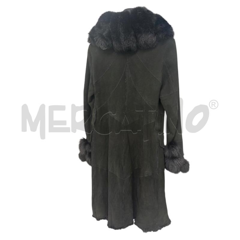 CAPPOTTO DONNA VOLPE NERO | Mercatino dell'Usato Roma-axa-casal palocco 2