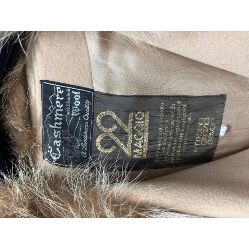 CAPPOTTO DONNA  BEIGE MARIA GRAZIA SEVERI  | Mercatino dell'Usato Roma-axa-casal palocco 2