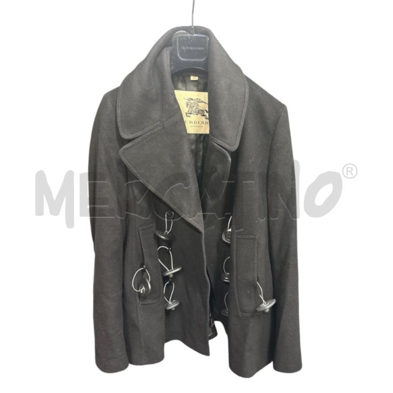 CAPPOTTO DONNA  BURBERRY NERO | Mercatino dell'Usato Roma-axa-casal palocco 1