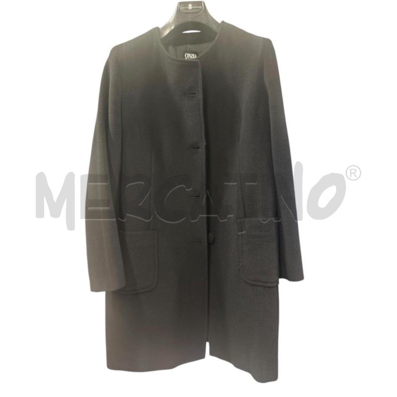 CAPPOTTO DONNA  CINZIA ROCCA NERO | Mercatino dell'Usato Roma-axa-casal palocco 1