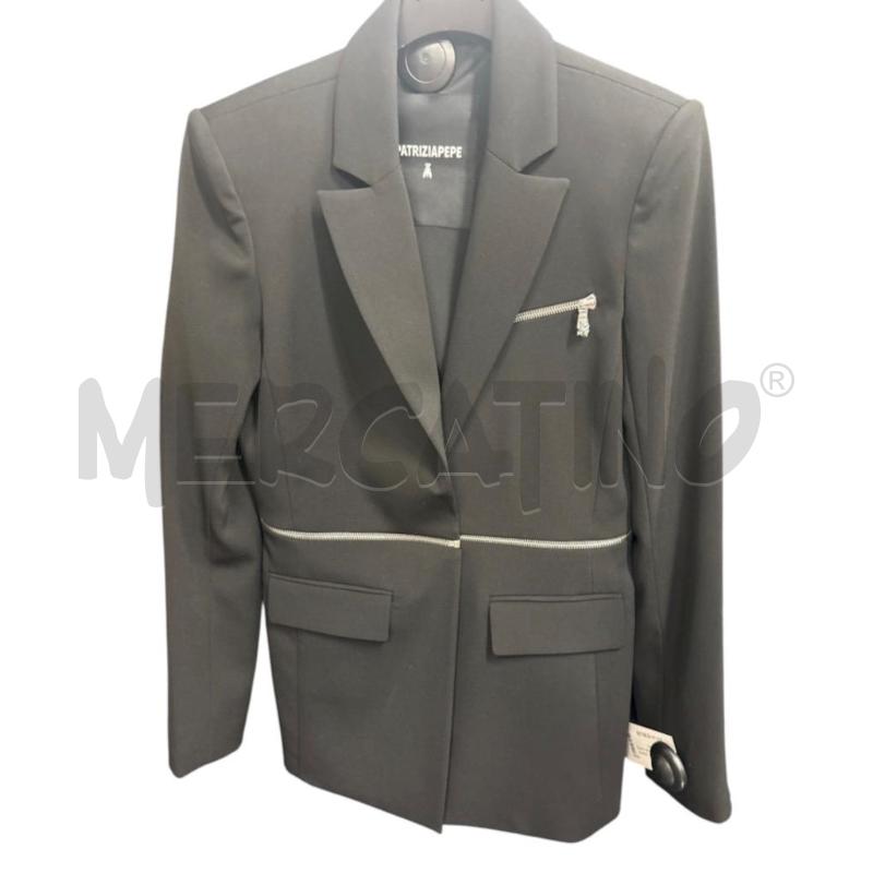 CAPPOTTO DONNA  PATRIZIA PEPE NERO | Mercatino dell'Usato Roma-axa-casal palocco 1
