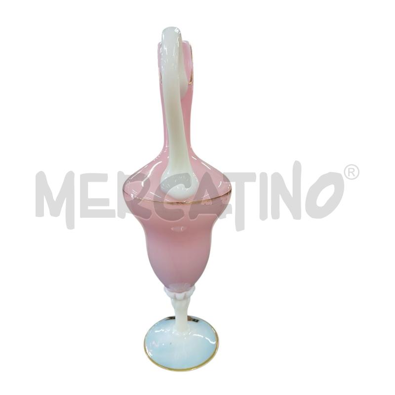 CARAFFA BOTTIGLIA EPOCA OPALINA ROSA BLU | Mercatino dell'Usato Roma-axa-casal palocco 3