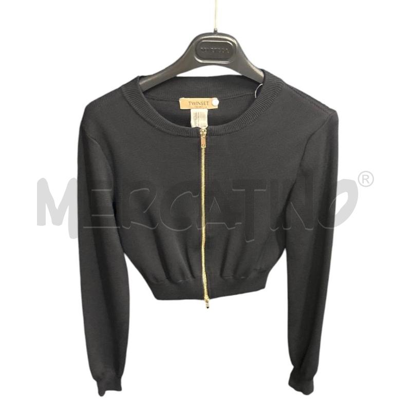 CARDIGAN DONNA  TWIN SET NERO | Mercatino dell'Usato Roma-axa-casal palocco 1