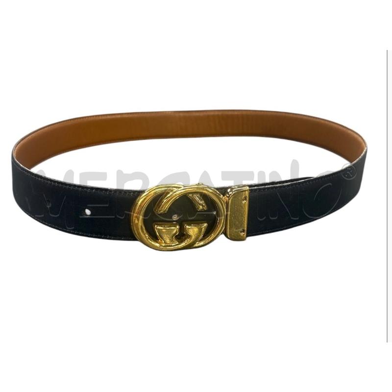 CINTURA DONNA GUCCI BLU/BEIGE REVERSIBILE | Mercatino dell'Usato Roma-axa-casal palocco 1