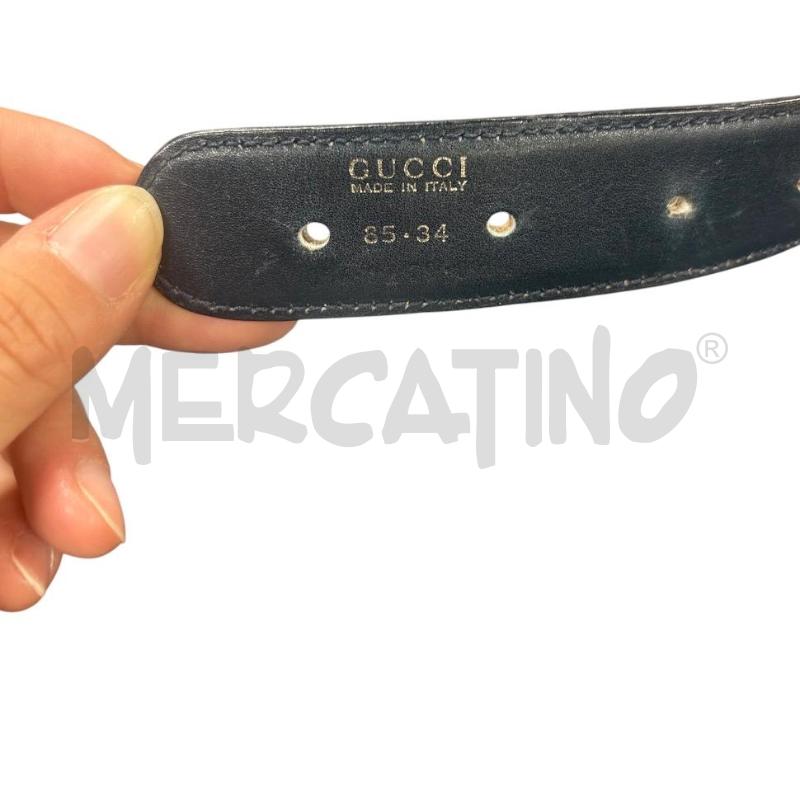 CINTURA DONNA GUCCI BLU/BEIGE REVERSIBILE | Mercatino dell'Usato Roma-axa-casal palocco 2