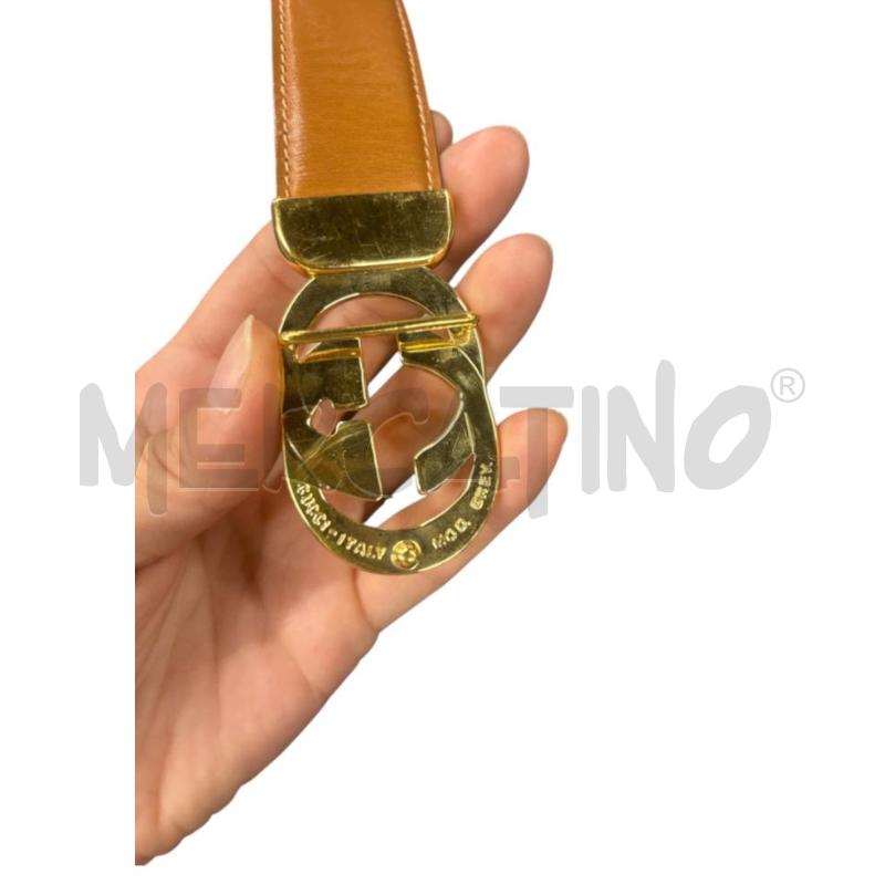 CINTURA DONNA GUCCI BLU/BEIGE REVERSIBILE | Mercatino dell'Usato Roma-axa-casal palocco 3