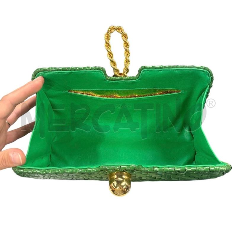 CLUTCH BAG  VERDE RODO | Mercatino dell'Usato Roma-axa-casal palocco 2