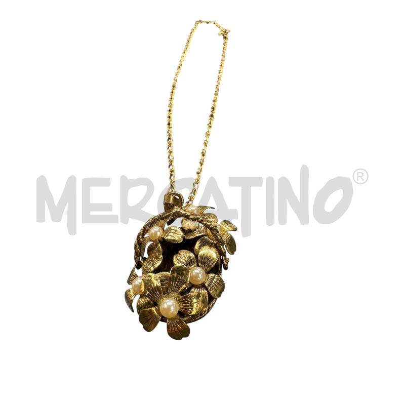 COLLANA CESTINO FIORI ALZER | Mercatino dell'Usato Roma-axa-casal palocco 2