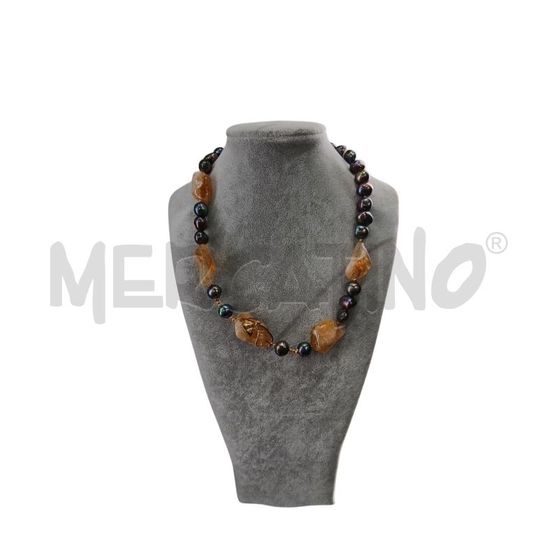 COLLANA P. BEIGE FOGLIE | Mercatino dell'Usato Roma-axa-casal palocco 1