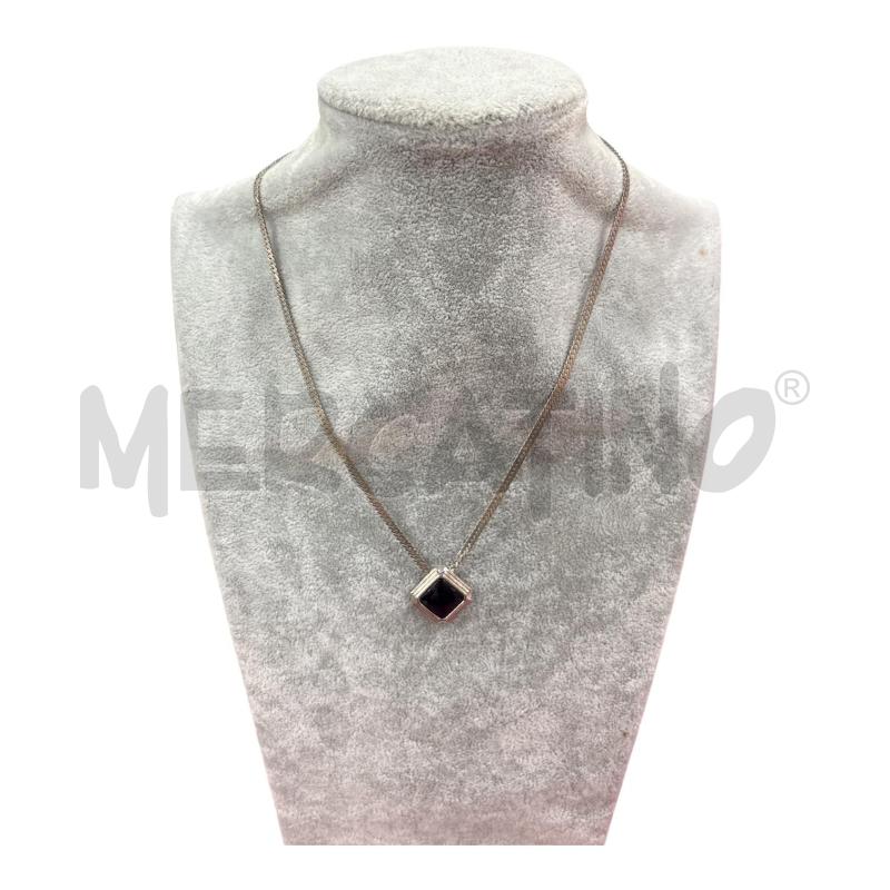 COLLANA  CHRISTIAN DIOR PIETRA NERA | Mercatino dell'Usato Roma-axa-casal palocco 1