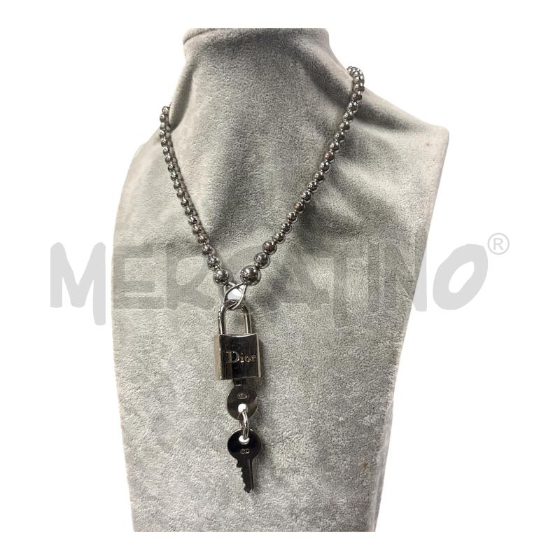 COLLANA  DIOR LUCCHETTO | Mercatino dell'Usato Roma-axa-casal palocco 2