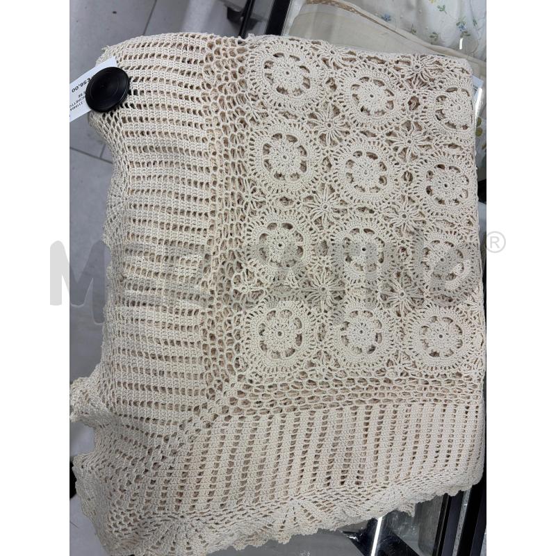 COPRI LETTO UNCINETTO MATRIMONIALE BEIGE | Mercatino dell'Usato Roma-axa-casal palocco 2