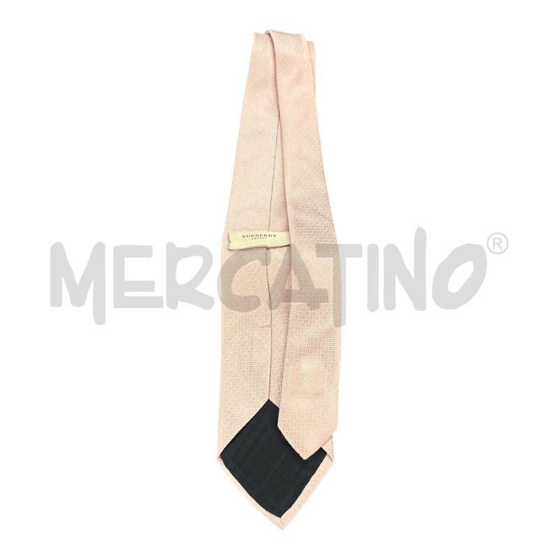 CRAVATTA BURBERRY ROSA | Mercatino dell'Usato Roma-axa-casal palocco 2