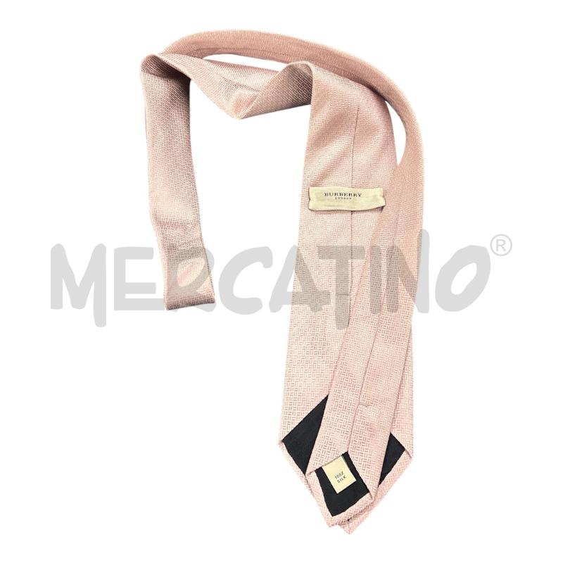 CRAVATTA BURBERRY ROSA | Mercatino dell'Usato Roma-axa-casal palocco 3