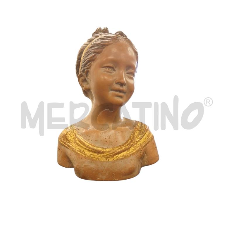 DAMA TERRACOTTA PARTI DORATE MARIONI | Mercatino dell'Usato Roma-axa-casal palocco 1
